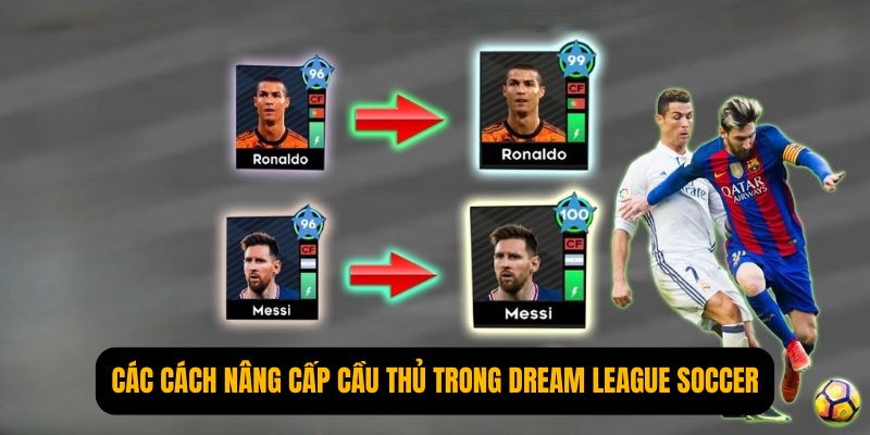 cách nâng cấp cầu thủ trong Dream League Soccer