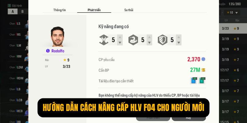 Nâng Cấp HLV FO4